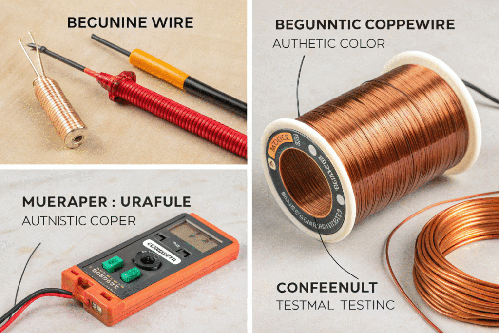 راه های تشخیص سیم مسی اصل از تقلبی