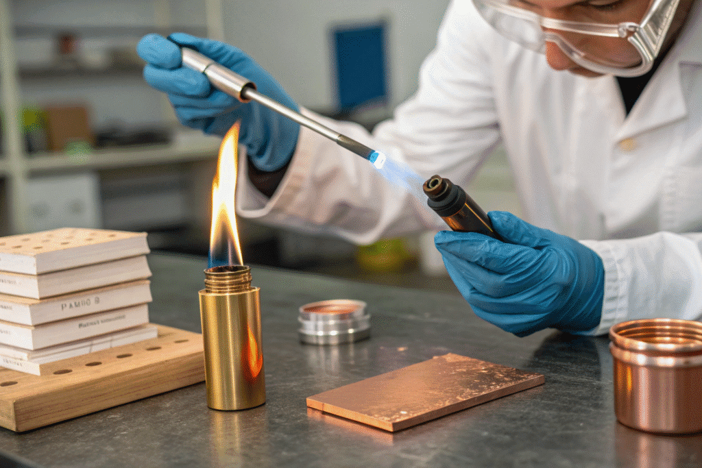 چگونه می‌توان خالص بودن مس را بررسی کرد؟