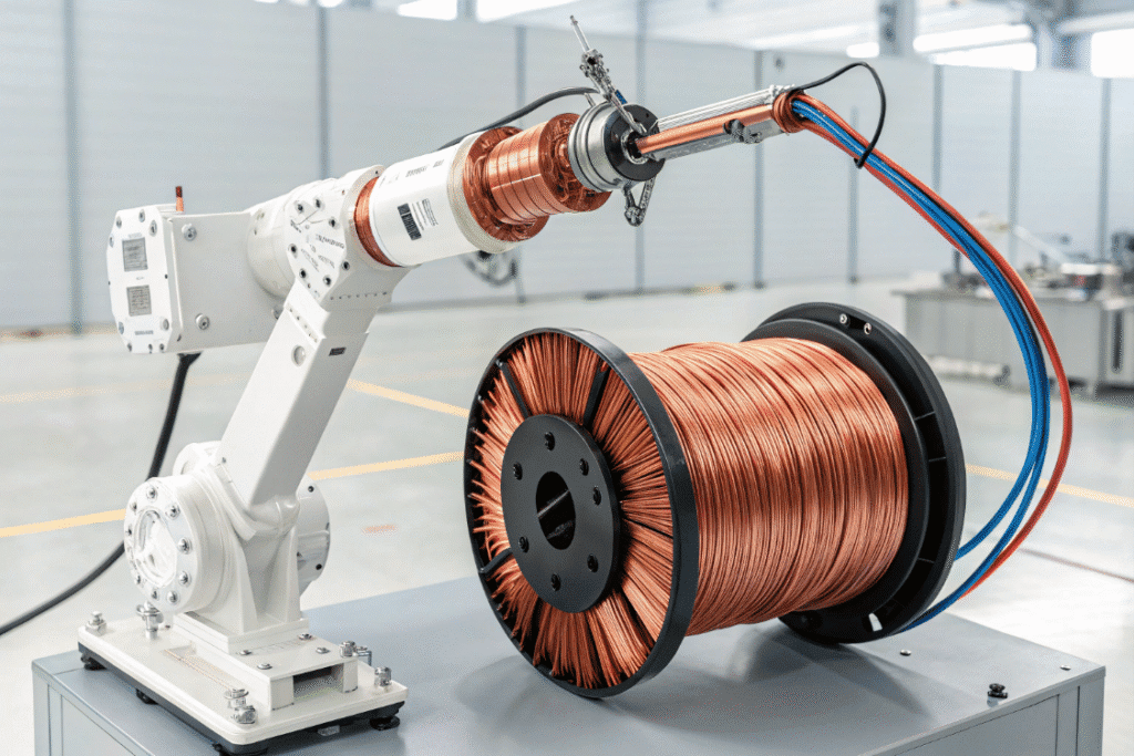 کاربرد مفتول مس در صنعت رباتیک