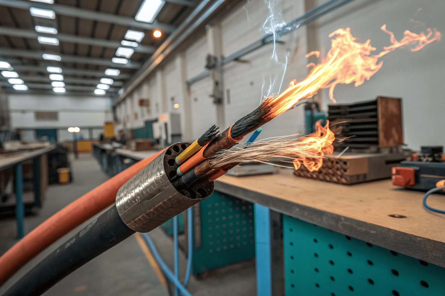 Picture5 همه چیز درباره سوختگی‌های سیم مسی در ولتاژ بالا و روش‌های پیشگیری