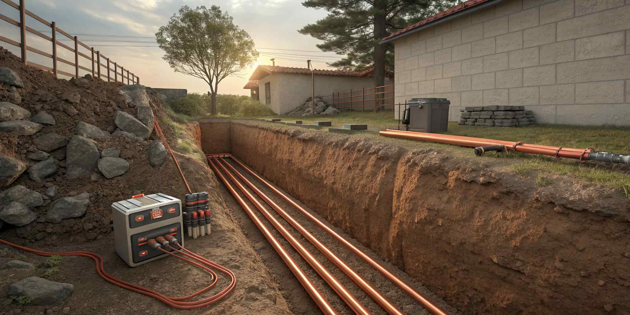 a-hyper-realistic-high-resolution-underground-in-2 تفاوت کاربرد تسمه مسی و میلگرد مسی در تابلو برق و سیستم ارت