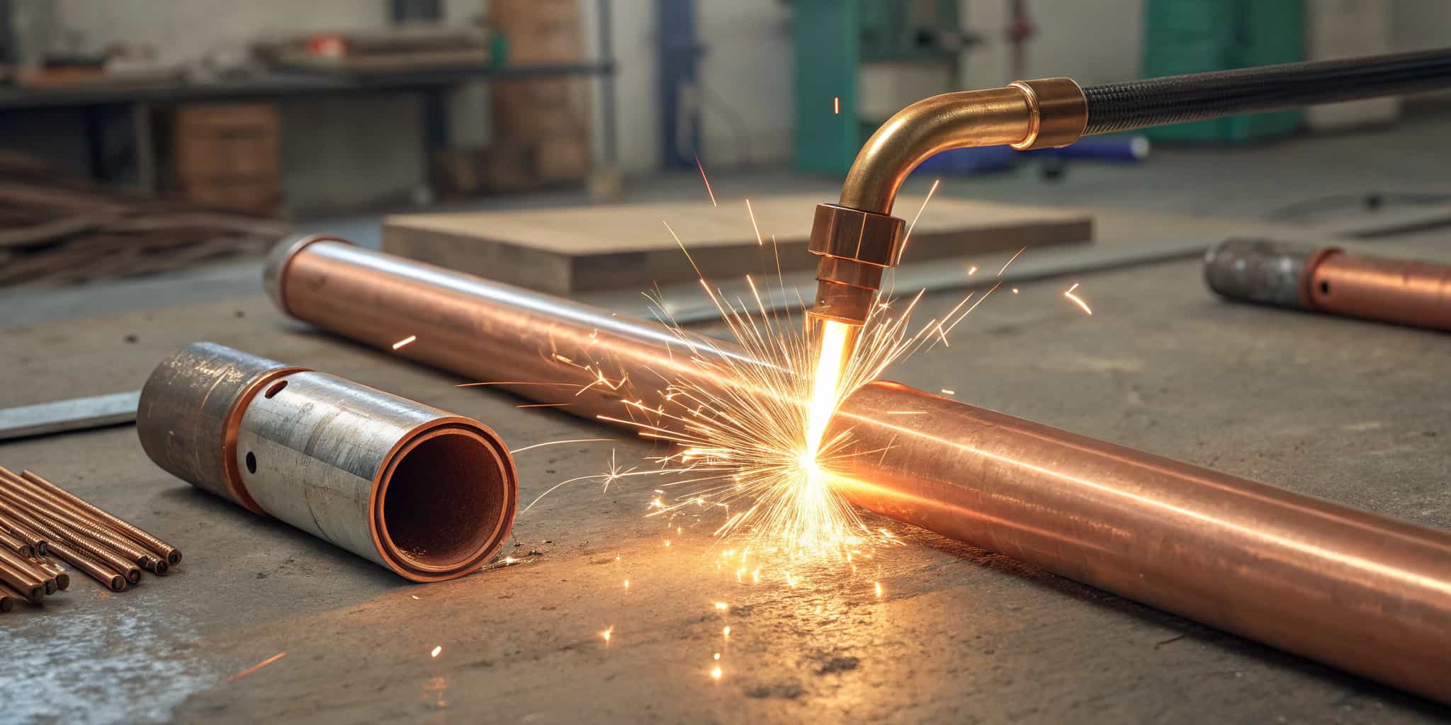 photorealistic-illustration-of-copper-welding-pro جوش مس چیست؟ راهنمای کامل برای مبتدی ها