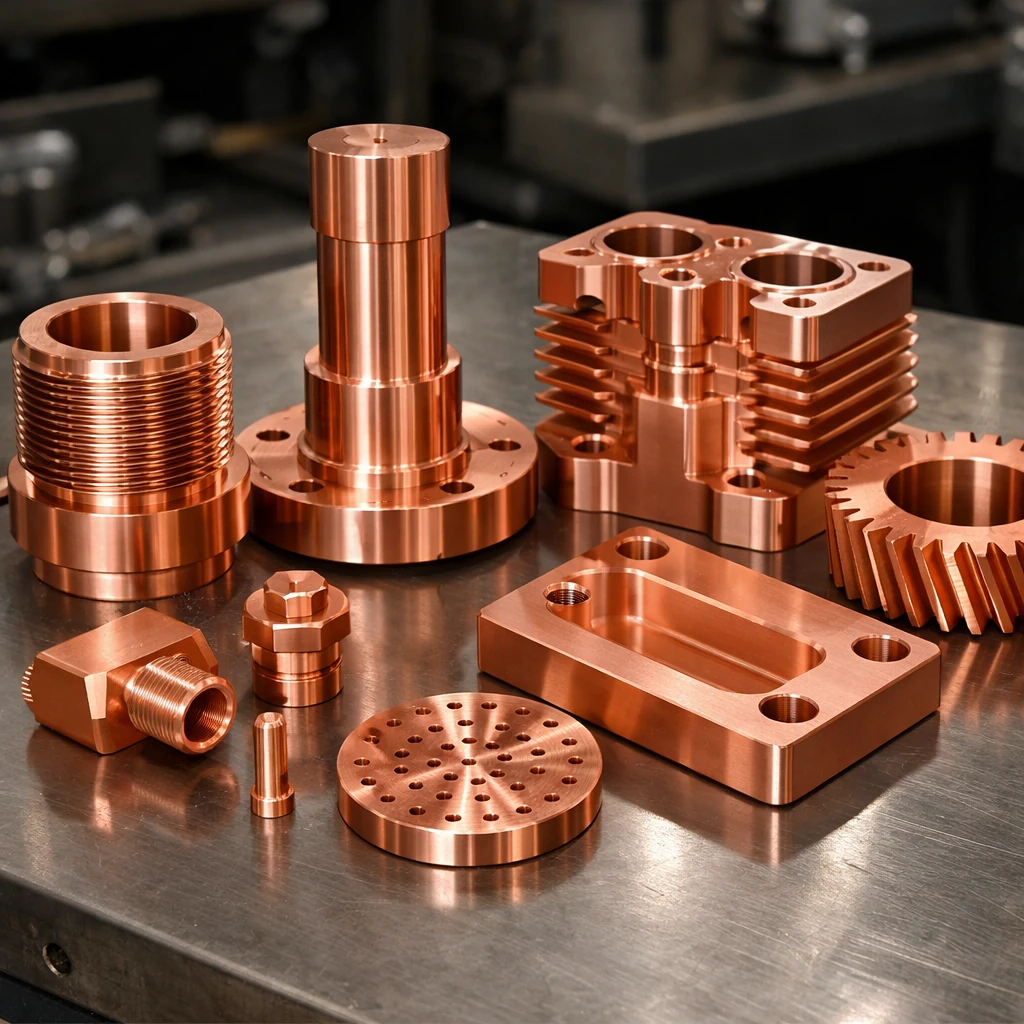 c1f86444-3a66-4738-bcf5-18521e21ecf3 کاربرد صفحه های مسی در تولید قطعات دقیق CNC